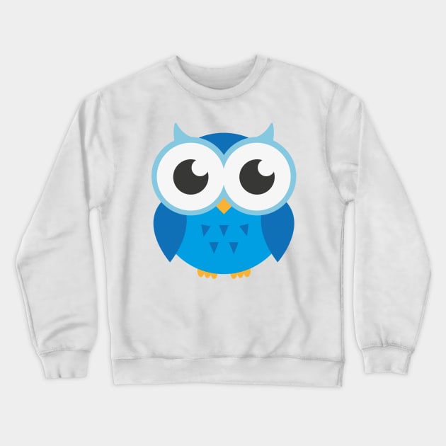 Owl Crewneck Sweatshirt by axemangraphics